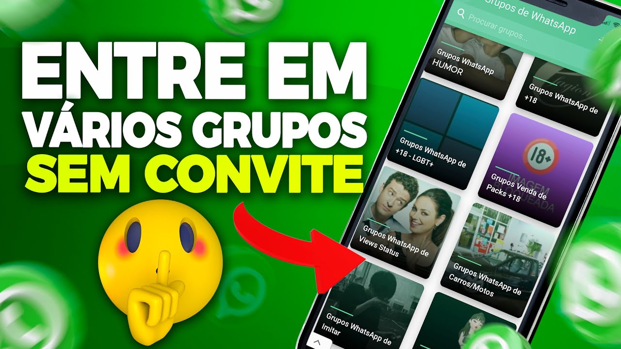 Como entrar em VÁRIOS GRUPOS do WHATSAPP sem convite