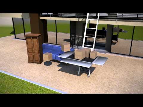 Pritchards of London - Demountable Hoist - Furniture Lift Hire