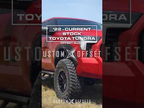 2022-2024 Toyota Tundra - Stock OFFSET VIDEO GUIDE FROM CUSTOM OFFSETS