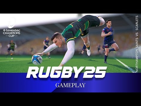Rugby 25 | Northampton Saints vs Scarlets | Round 4 2025/26 Investec Champions Cup