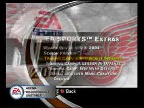 nhl 2004 xbox controls