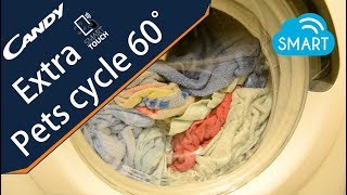 Candy SMART TOUCH washing machine - Pets 60° (Android download cycle)