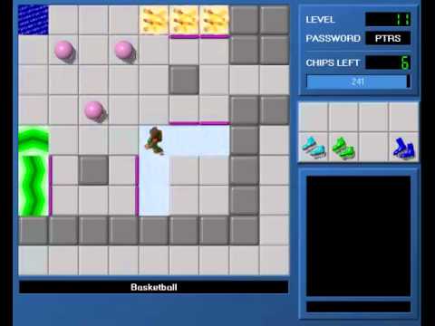 CCLP1 level 11 solution - 226 seconds