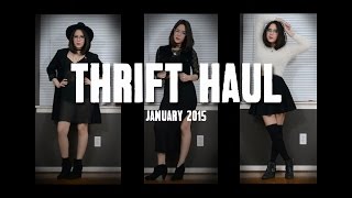 preview picture of video 'Dallas Thrift Haul and Thrifted Looks - January 2015'