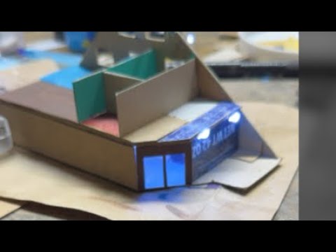 Paper Engineer LIVE as He Constructs a Chalet and Master Chief Chair for the HALO Warthog Truck