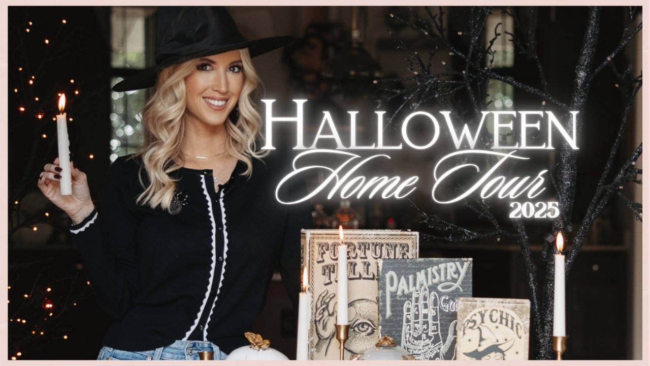 Inside My Haunted Witch’s House | Halloween Home Decor Tour 2025 & Spooky Decorating Inspiration
