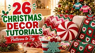 26 Christmas Decor Tutorials & Patterns To Give for The Holidays