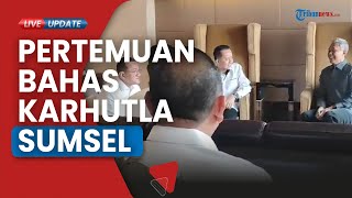 Hari Ini Agus Fathoni, Pj Gubernur Mulai Bekerja, Agenda Pertemuan Bahas Karhutla di Sumsel
