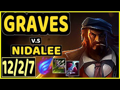 ALBETRAYBER (GRAVES) vs NIDALEE - 12/2/7 KDA JUNGLE GAMEPLAY - EUW Ranked GRANDMASTER