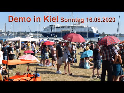 Demo Kiel 16.8.2020 für Wahrheit, Aufklärung, Selbstbestimmung