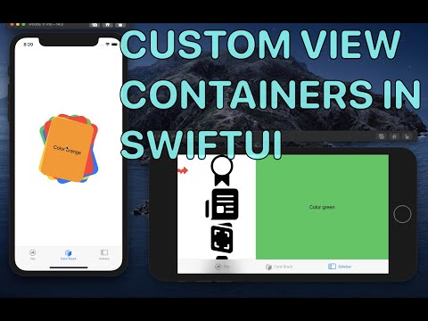 Using custom SwiftUI containers and animations - View Containers Showcase App Part 1