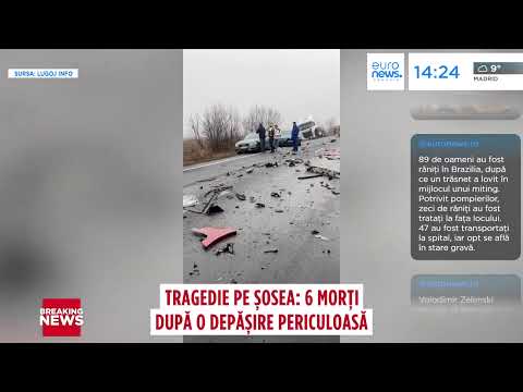 Accident grav pe DN6 Lugoj–Caransebeș. Șase persoane și-au pierdut viața