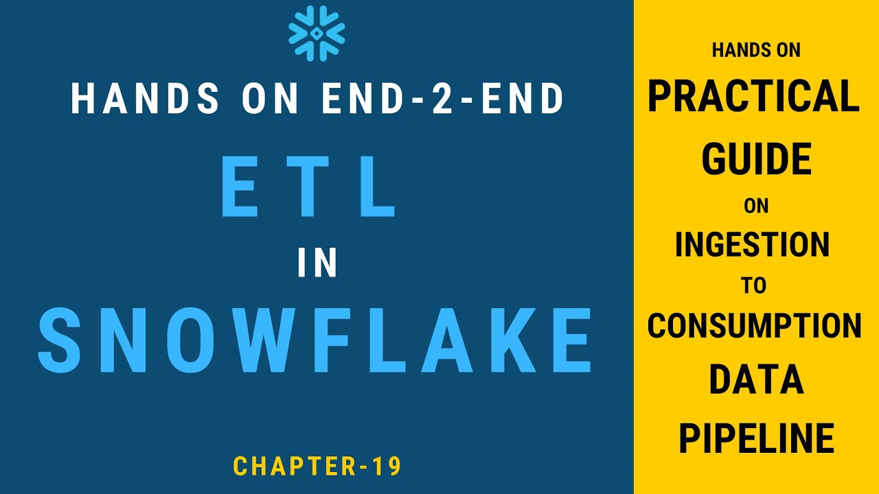 ETL Workflow In Snowflake | Chapter-19 | Snowflake Hands-on Tutorial