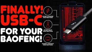 USB-C Charging For Your Baofeng UV-5R - A Bigger UV-5R Battery With The USB-C Charger Built In