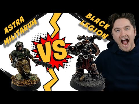 Black Legion vs Astra Militarum Warhammer 40k Kill Team Battle Report