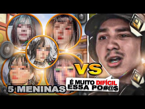 5 MENINAS FERROS vs 1 RADIANTE! (elas me amassaram?)