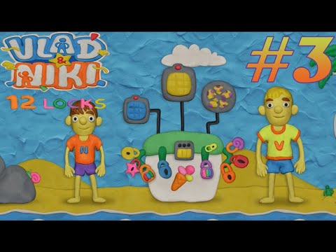 Vlad & Niki 12 Locks: Gameplay Walkthrough Part 3 ! The  Beach !