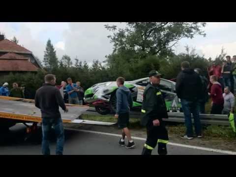 Wyścig Górski Prządki 2016 GSMP wypadki ;-) PO 7 Korczyna