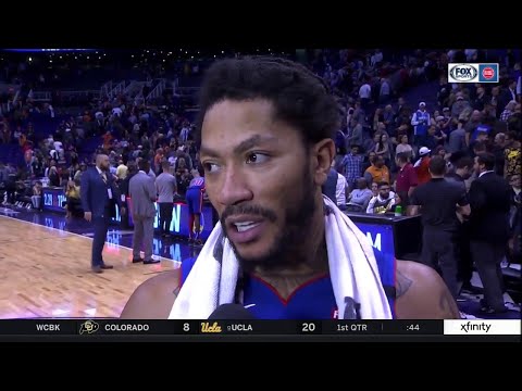 Pistons LIVE 2.28.20: Derrick Rose