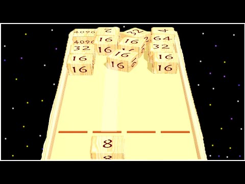 2048 game Drop Block 3D - Gameplay Walkthrough