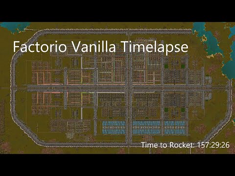 Factorio Vanilla Megabase Timelapse