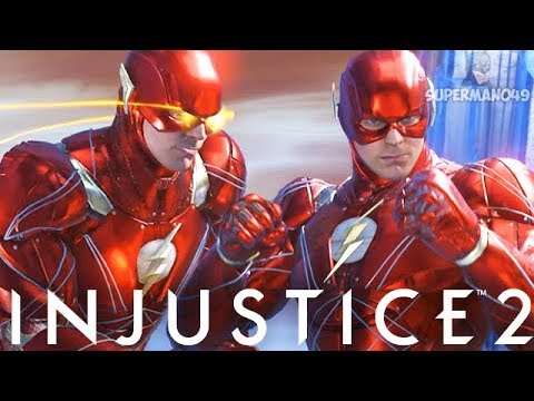 JUSTICE LEAGUE Flash Epic Gear Set!! - Injustice 2 "The Flash" Justice League Gear Gameplay