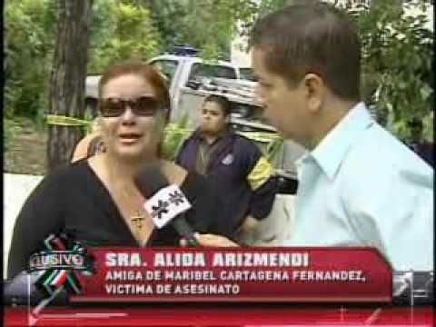 SuperXclusivo 10/8/10 - Alida Arizmendi reacciona a muerte de su hermana Maribel Cartagena
