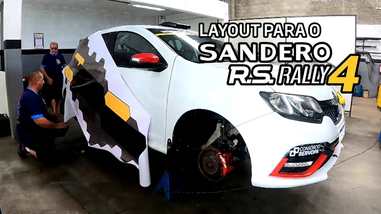 Sandero RS Rally 4 Recebe o Layout Octanas