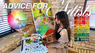 My Best Advice For Artists In 2025 🎨 Starting + Running A Small Business, Content Creation & More