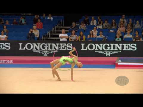 Migle VARNAITE (LTU) 2015 Rhythmic Worlds Stuttgart - Qualifications Hoop