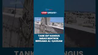 Al-Qassam Sukses Lawan Pasukan Israel yang Tembaki Kamp Pengungsi di Shaboura, Ranpur IDF Hangus