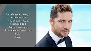 La Necesidad - David Bisbal LETRA