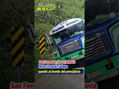 San Fernando, Nueva Segovia Ruta quedo al Borde del Precipicio