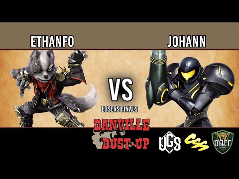 Danville Dust-Up - Losers Finals - Ethanfo(Wolf) Vs. Johann(Samus)
