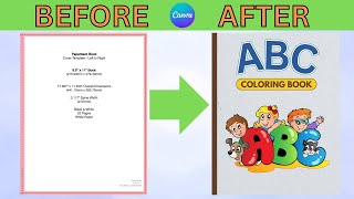 How to Create Kid's KDP Book Cover in Canva in 18 Minutes