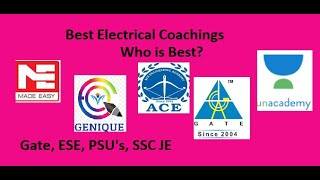 Best Coaching for Gate, ESE, SSC JE |  MadeEasy vs Ace vs Unacademy vs Genique vs G centrick