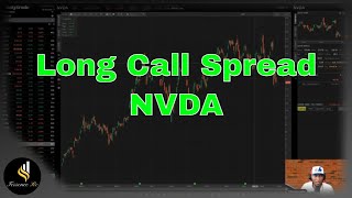 Long Call Spread in NVDA #trading #optionstrading #nividia #stocks #optionstrading