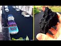 Hunderte Tonnen Lapilli Und Asche Bedeckten Giarre Sizilien Italien Ätna Vulkan Etna