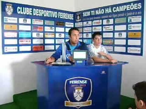 Iniciados Nacional - CD Feirense 2 - AA Avanca 2- Conferência de Imprensa