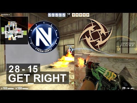 GeT_RiGhT POV 28-15 vs. #EnVyUs (CSGO ESL Pro League Season 3)