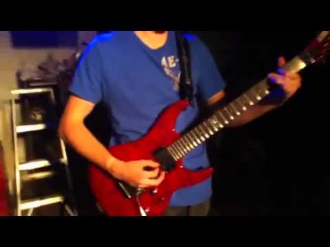 Michael Traylor playing guitar