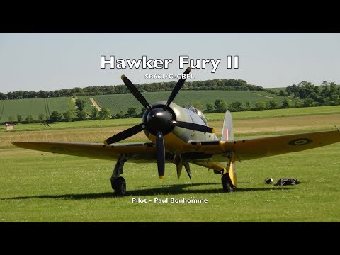 Hawker Fury II, SR661, G-CBEL - Flown by Paul Bonhomme