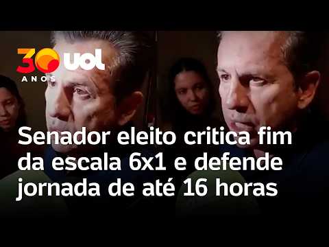 Mauro Mendes, senador eleito, critica fim da escala 6×1 e defende ’12, 14, 16 horas’ de trabalho