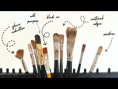 Every Brush I Use for Alla Prima Oil Painting (and WHY)