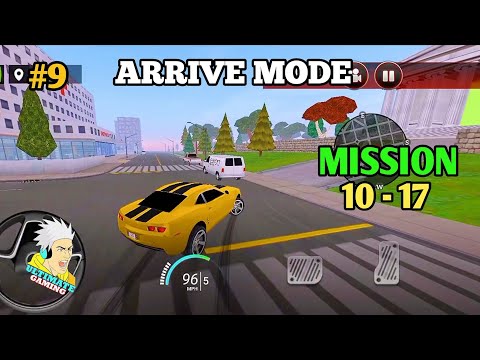 #9 Car driving arrive mode