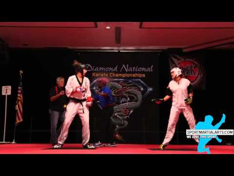 Jessica Sands v Nicole Pelland - Women Sparring - 2015 Diamond Nationals