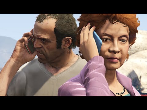 Trevor & Patricia secret phone calls - GTA 5