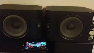 Video thumbnail for Pair of Bose 301 Series IV Direct Reflecting Black Bookshelf Speakers Test by aboustore