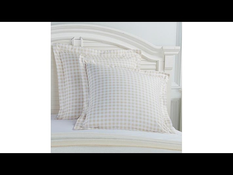 Jeffrey Banks Gingham Set of 2 Euro Shams