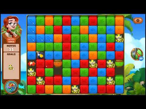 Lost Island Blast Adventure Level 1961 - NO BOOSTERS 🏝️ | SKILLGAMING ✔️